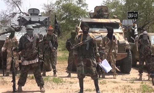 miembros de la milicia terrorista Boko Haram Boko Haram controla el 80 por ciento de las fronteras de Nigeria